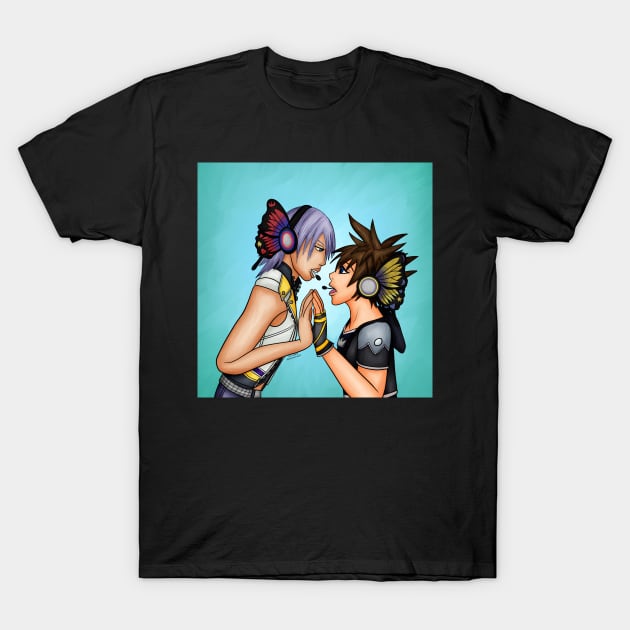 Riku x Sora T-Shirt by Blackmoonrose13